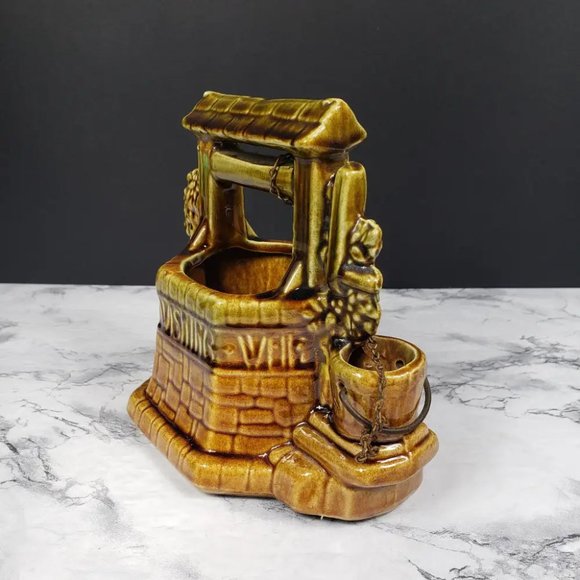 McCoy Wishing Well Planter Vintage - Picture 2 of 9